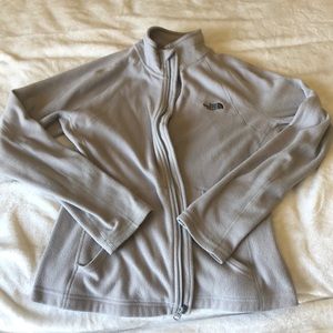 Light grey North Face fleece